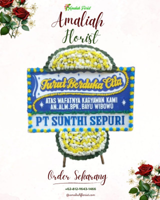 Papan Bunga Duka di Pangale